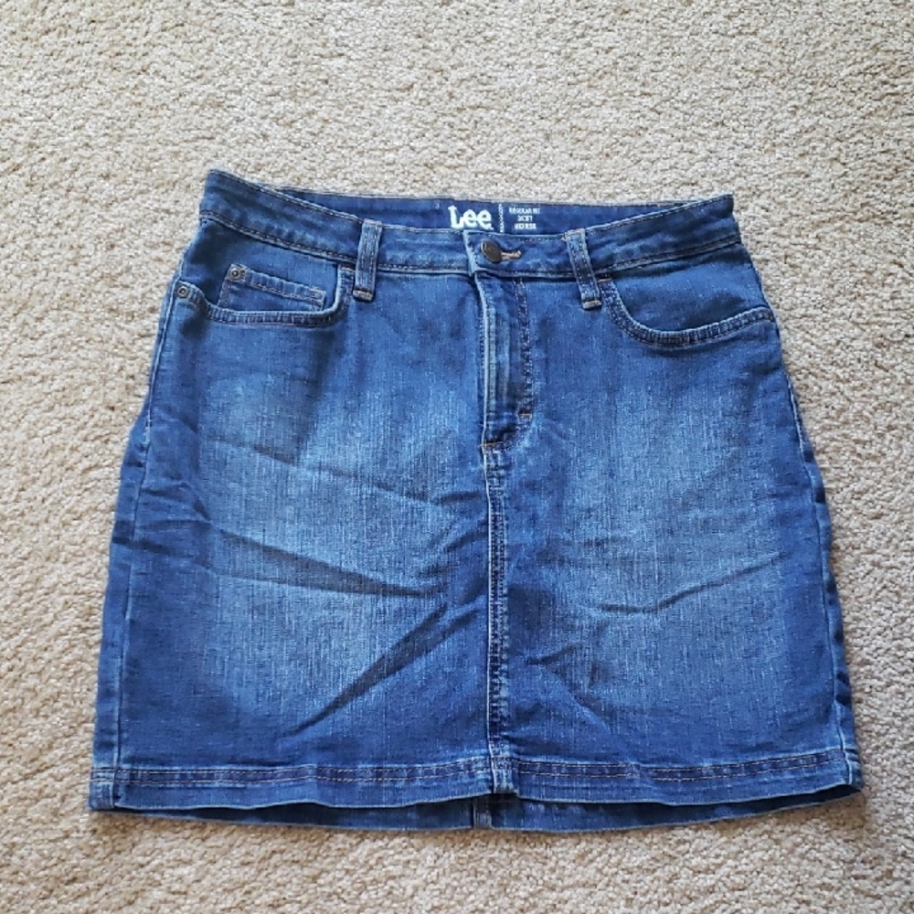 Lee Blue Denim Skort